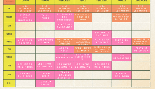 Programmation juillet